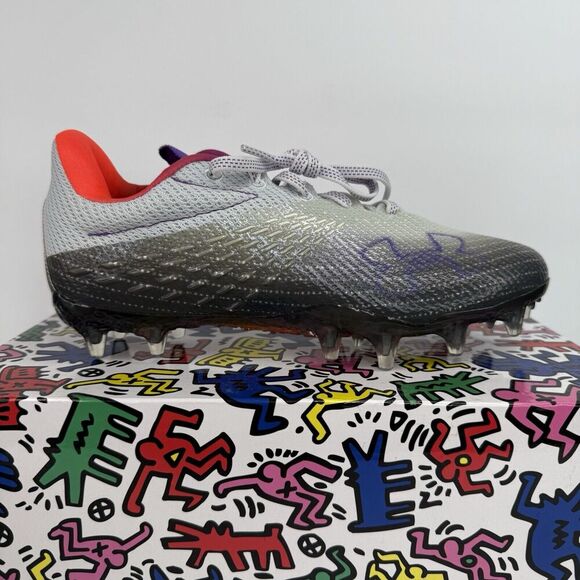 Under Armour Blur Smoke MC Lacrosse Women's Size 7 Soccer‎ 3025123-100 Metallic - Picture 1 of 9